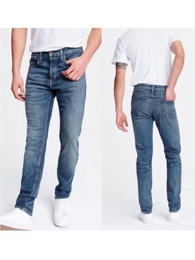 rag & bone Fit 1 Extra Slim Men's Denim Jeans Size 31 Clean Nick Wash